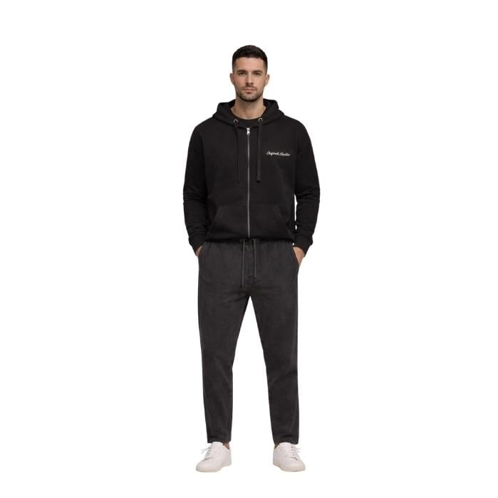 546538415001JACK AND JONES 12282901 ERKEK SWEATSHIRT  SİYAH