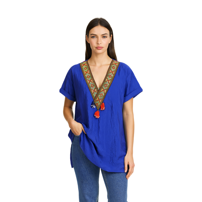 555950002050GLORIEN 2018 KADIN BLUZ  SAKS