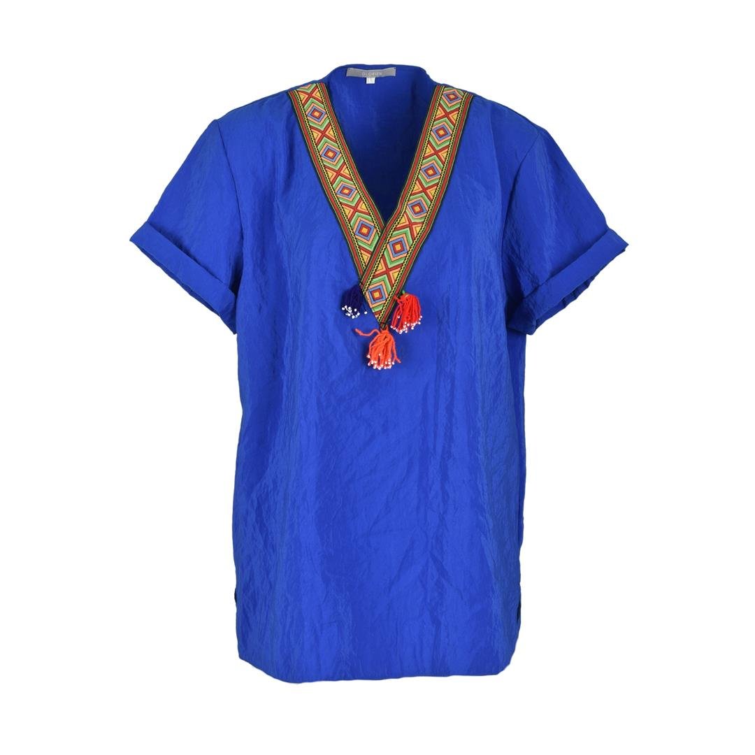 555950002050GLORIEN 2018 KADIN BLUZ  SAX