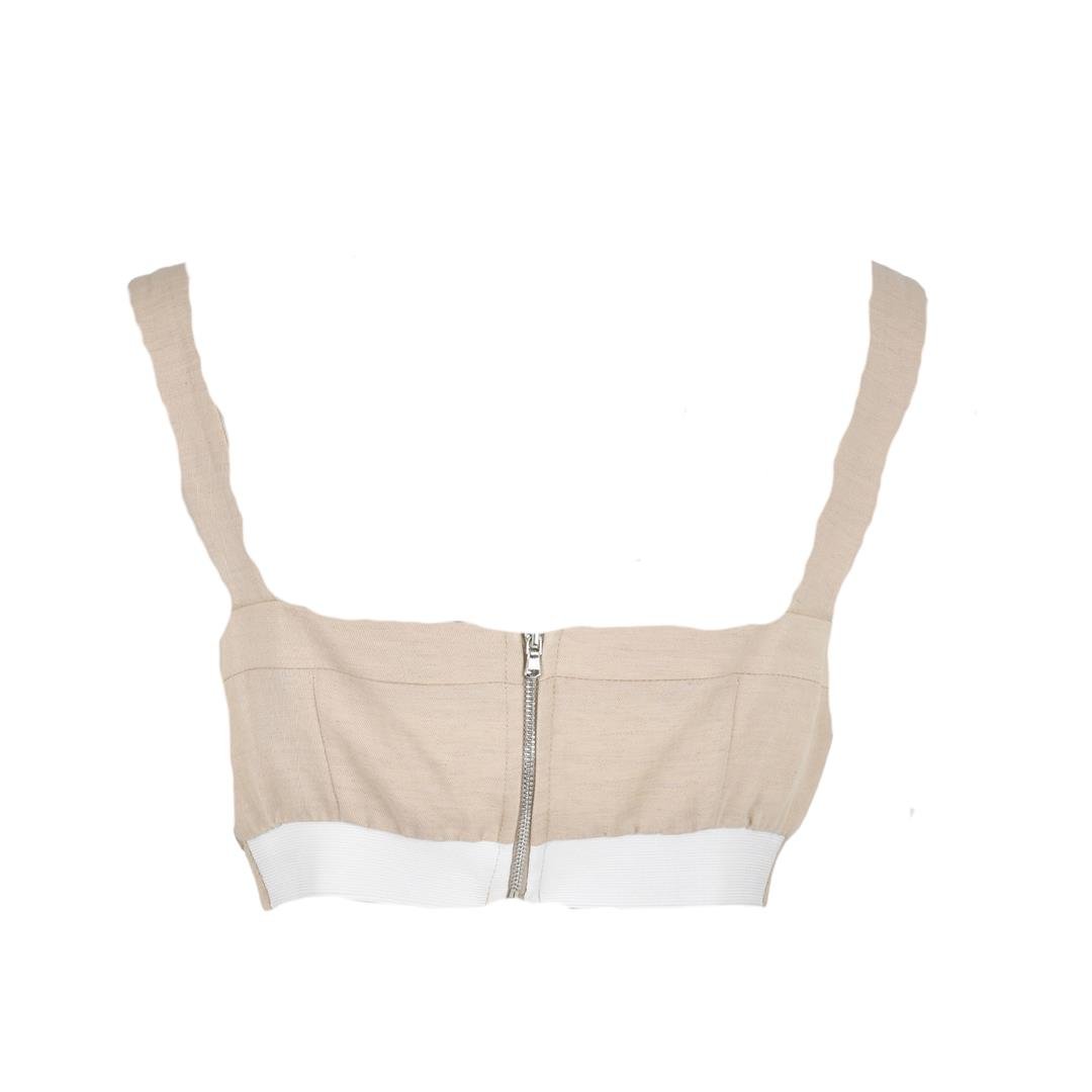 564236001014CHILIA 30160 KADIN CROP  BEJ