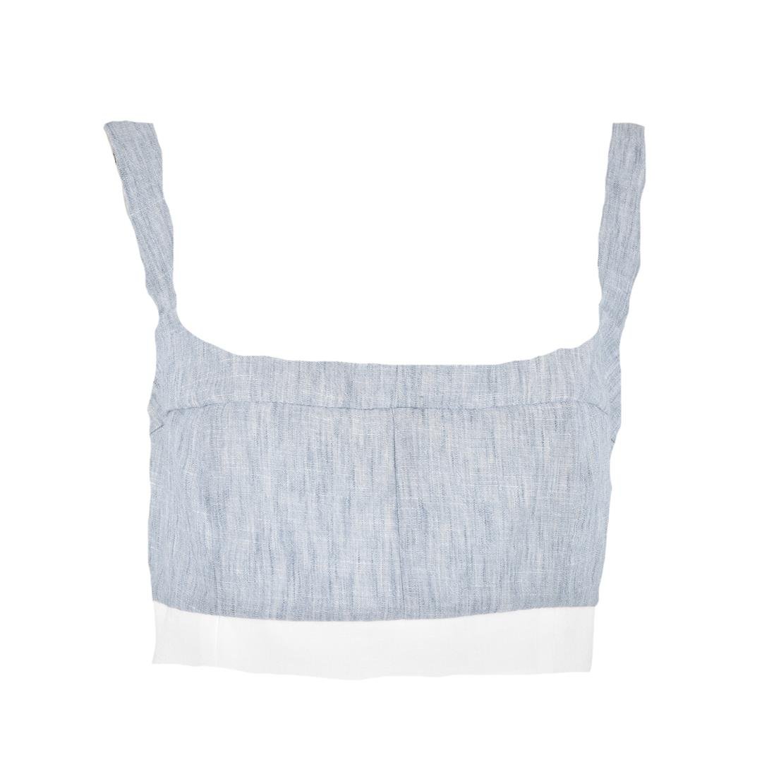 564237005008CHILIA 30159 KADIN CROP  GRİ