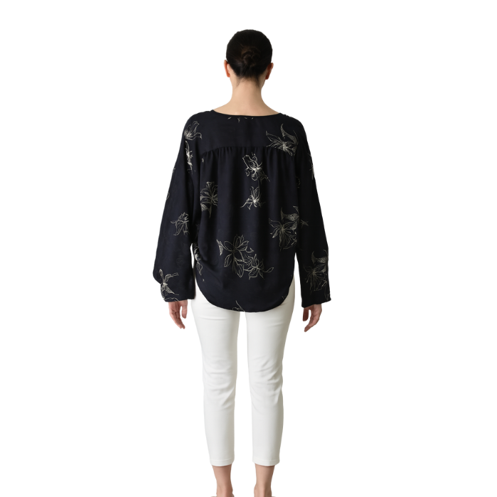 564250887001CHILIA 30397 KADIN BLUZ  SİYAH