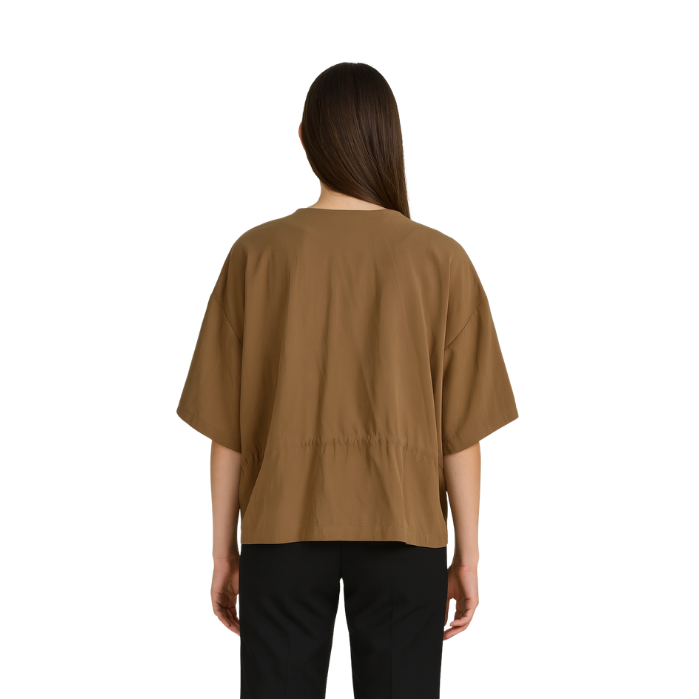 564250895015CHILIA 30455 KADIN BLUZ  VİZON