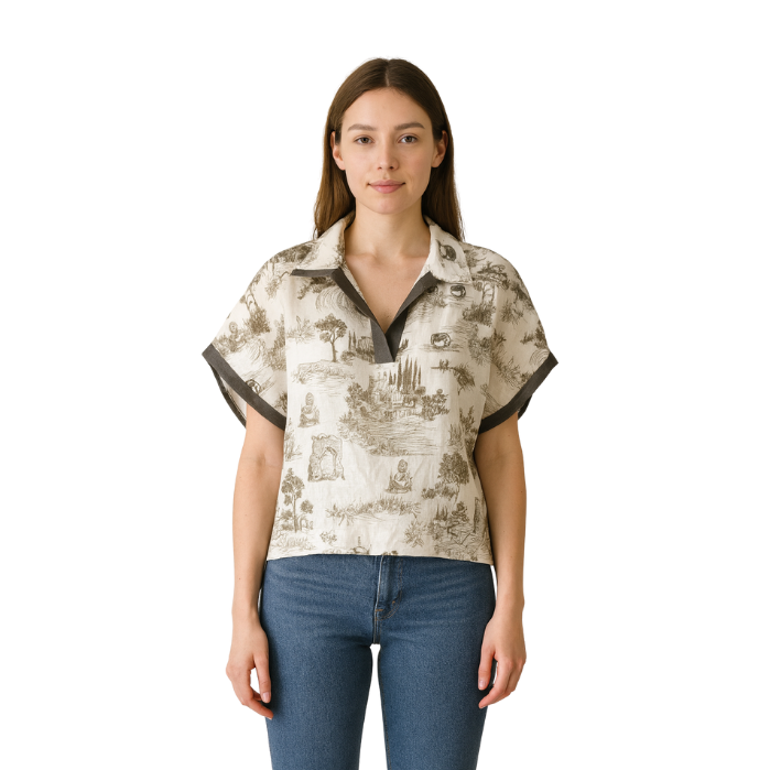 564250907037CHILIA 30486 KADIN BLUZ  HAKİ