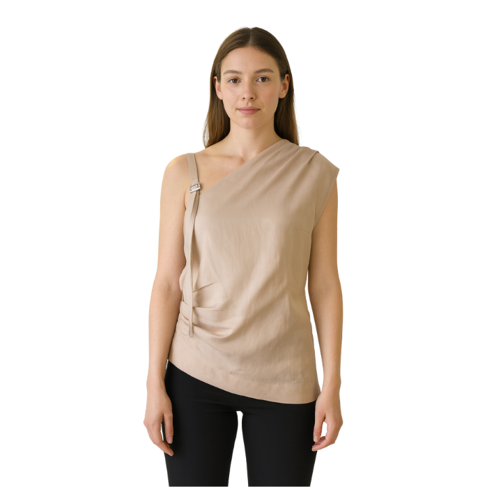 564250908014CHILIA 30491 KADIN BLUZ  BEJ