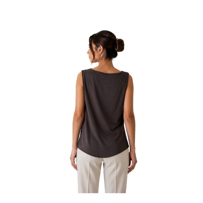 564268012007CHILIA 30490 KADIN BLUZ  KAHVE