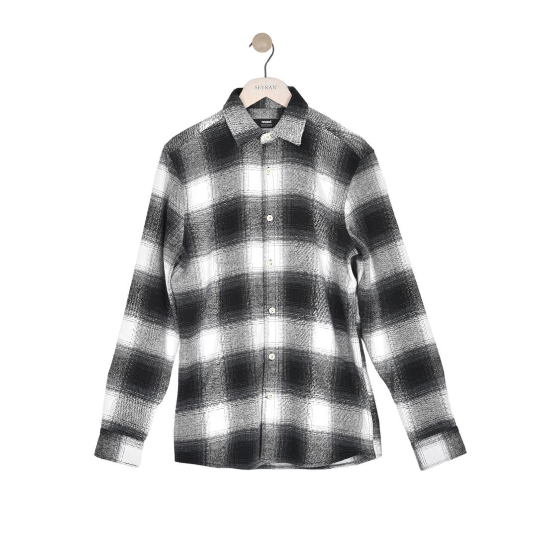 672503554008MAVI JEANS M0210976-86158 ERKEK GÖMLEK  GRİ