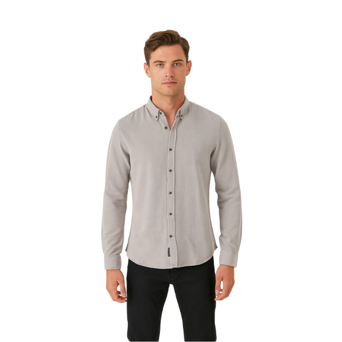 672503560094MAVI JEANS M021123-80697 ERKEK GÖMLEK  KUM