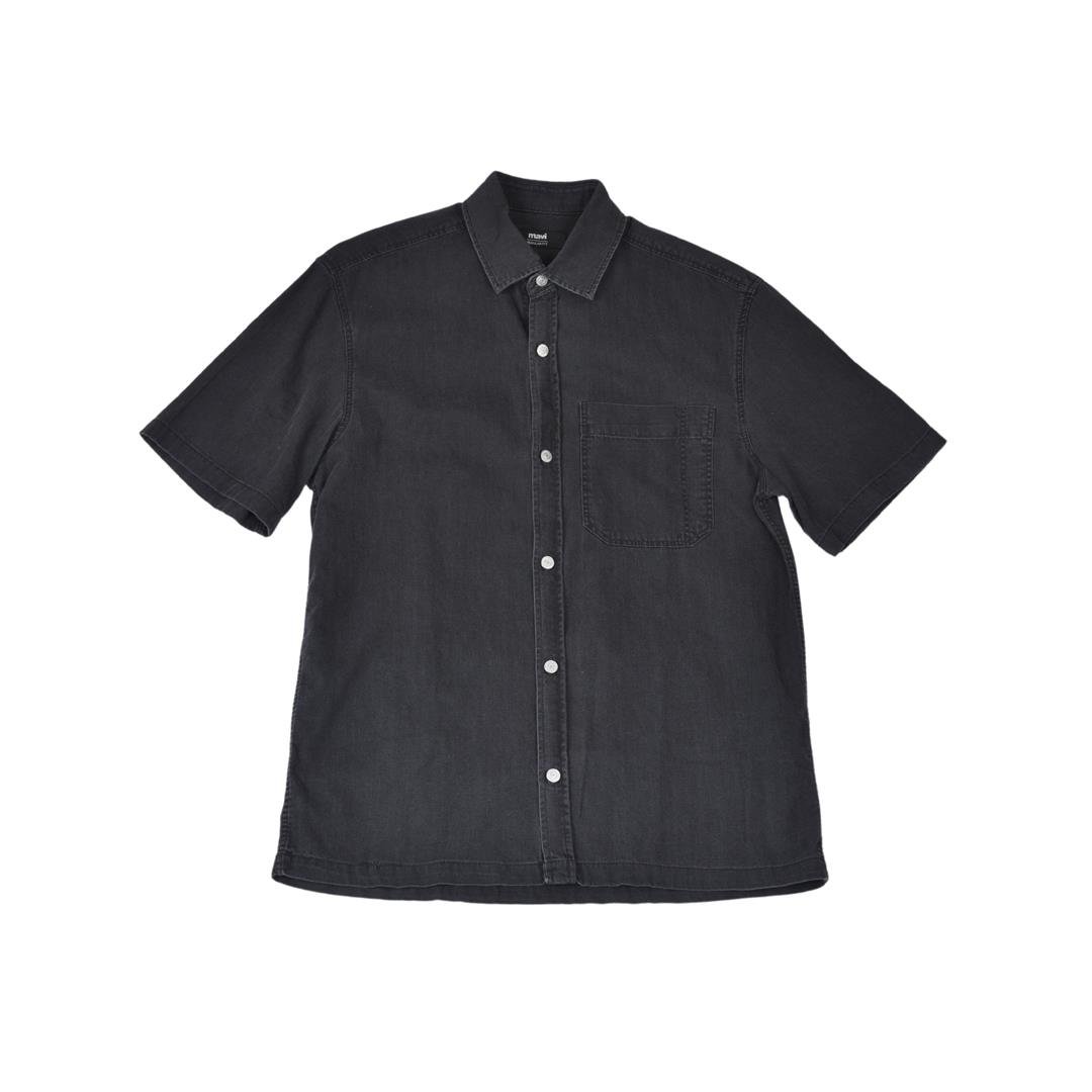 672503593001MAVI JEANS M0210822-900 ERKEK GÖMLEK  SİYAH