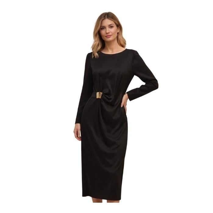 690234273001EXPLOSION 58259 KADIN ELBİSE  SİYAH