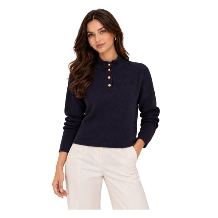 691210019003TOMMY HILFIGER WW0WW44981 KADIN TRİKO  MAVİ
