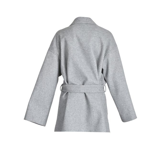 712257012008CARINO 7007 KADIN KABAN  GRİ