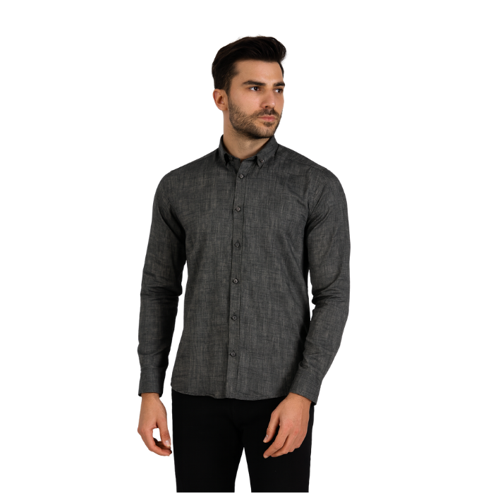 714703085037MANCHE 11-8615 ERKEK GÖMLEK  HAKİ