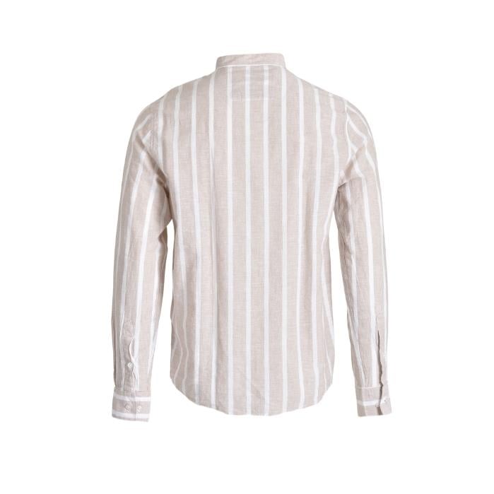 714703093014MANCHE 12-8080 ERKEK GÖMLEK  BEJ