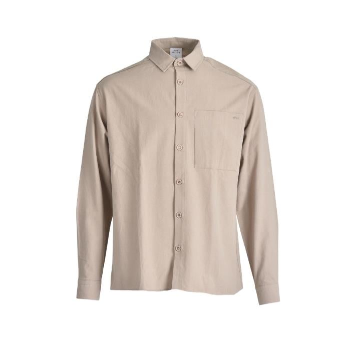 714703124053MANCHE 19-9909 ERKEK GÖMLEK  TOPRAK