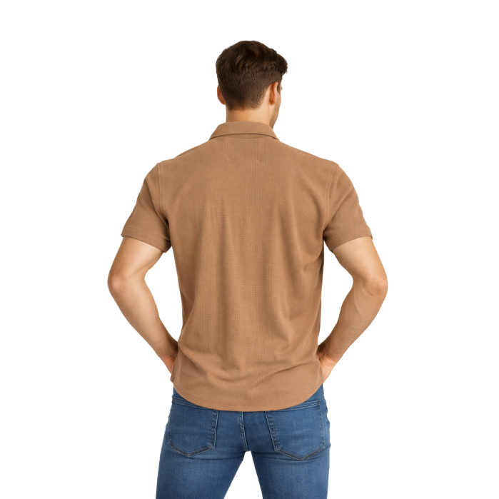 714703135044MANCHE 11-7044 ERKEK GÖMLEK  A.KAHVE