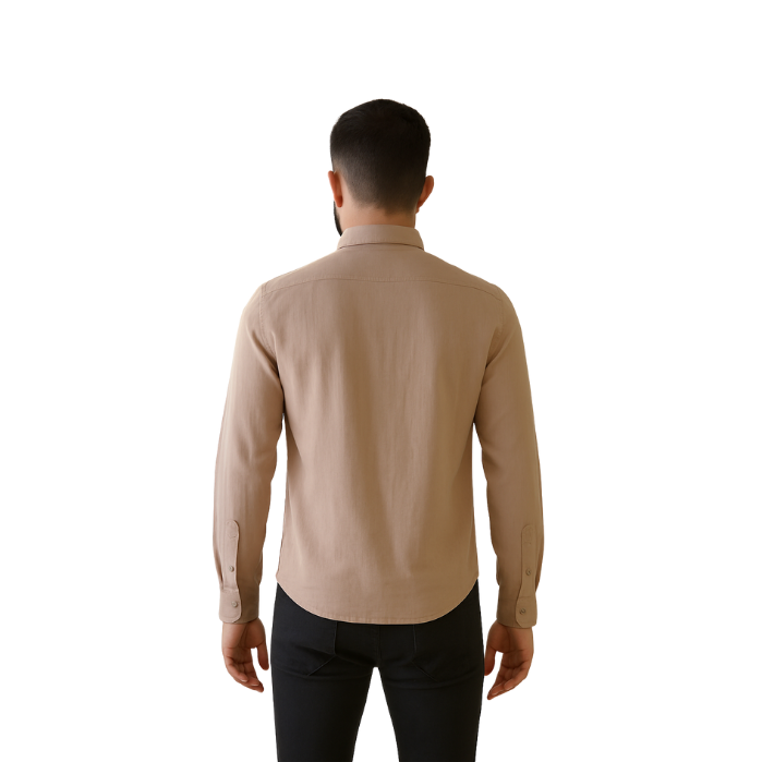 714703140025MANCHE 12-8280 ERKEK GÖMLEK  TAŞ