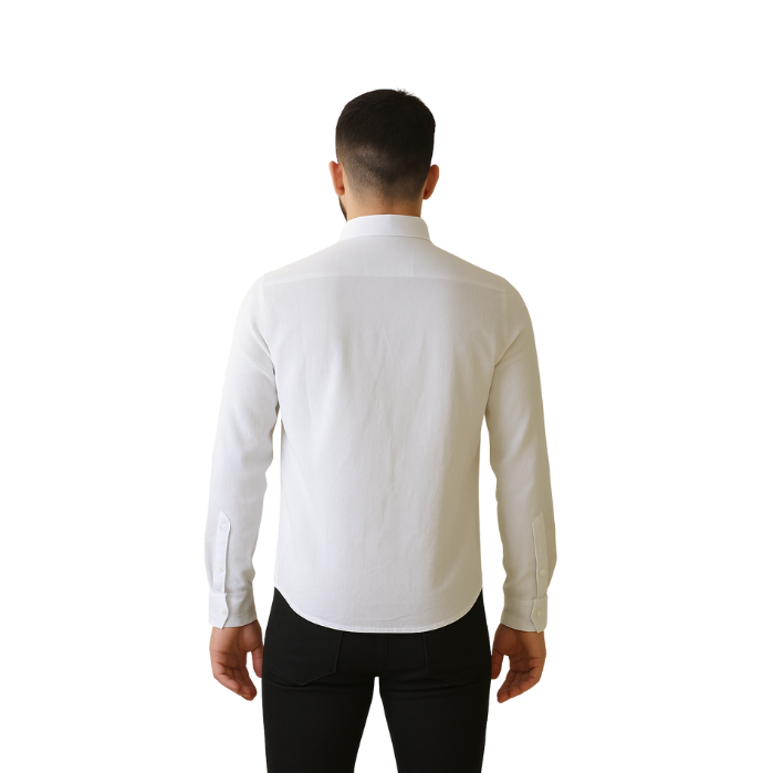 714703141002MANCHE 12-8340 ERKEK GÖMLEK  BEYAZ