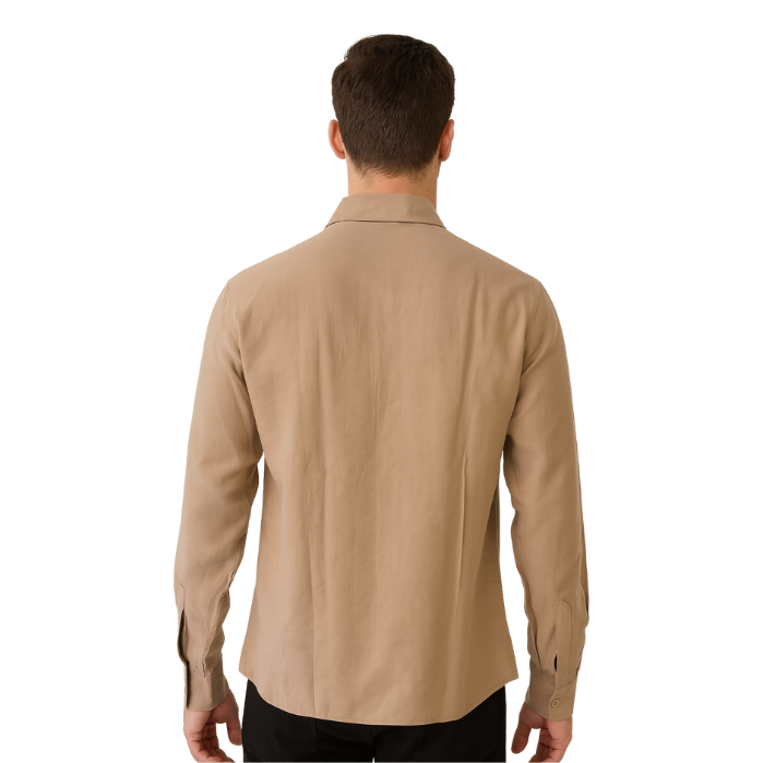 714703146015MANCHE 19-1099 ERKEK GÖMLEK  VİZON