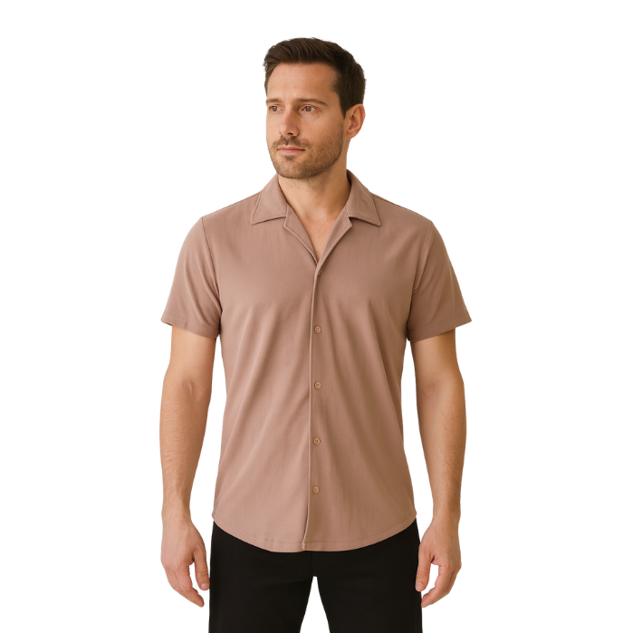 714703149053MANCHE 11-9632 ERKEK GÖMLEK  TOPRAK