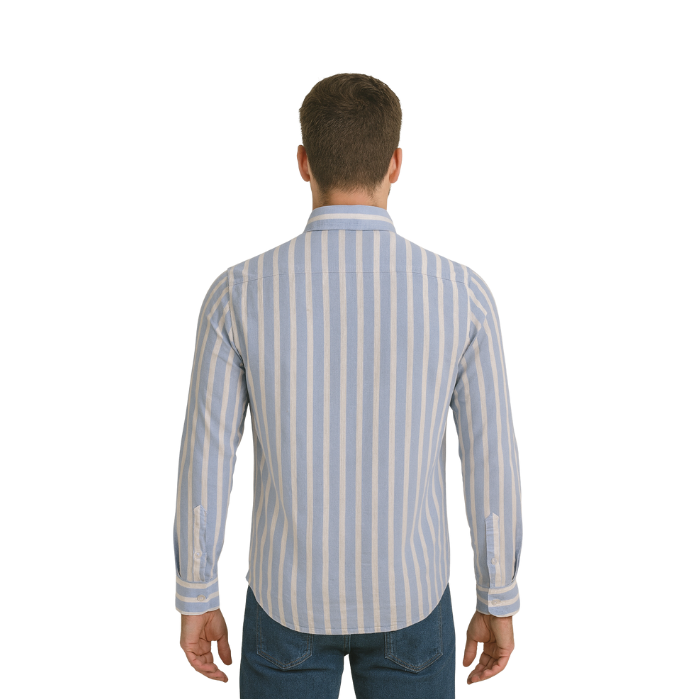 714703155003MANCHE 12-7879 ERKEK GÖMLEK  MAVİ