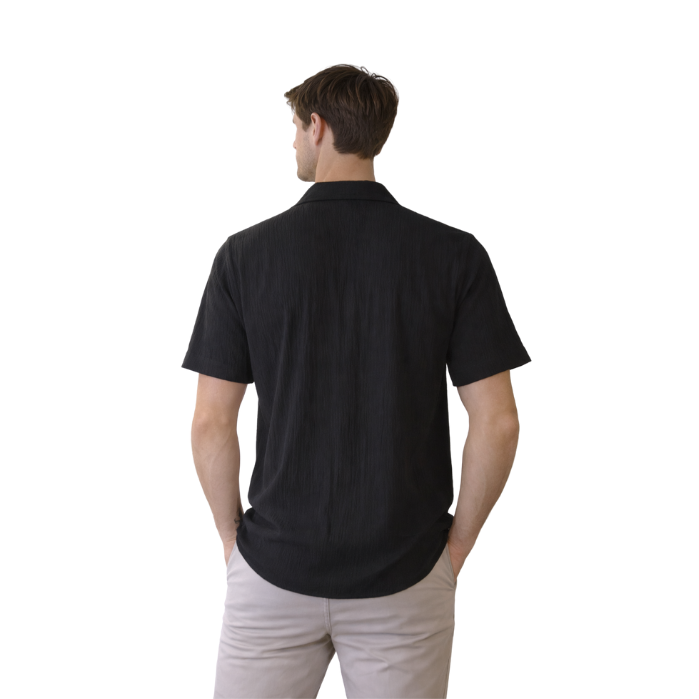 714703165001MANCHE 12-1113 ERKEK GÖMLEK  SİYAH