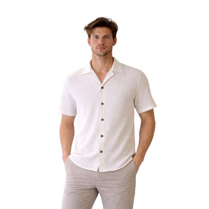 714703165002MANCHE 12-1113 ERKEK GÖMLEK  BEYAZ