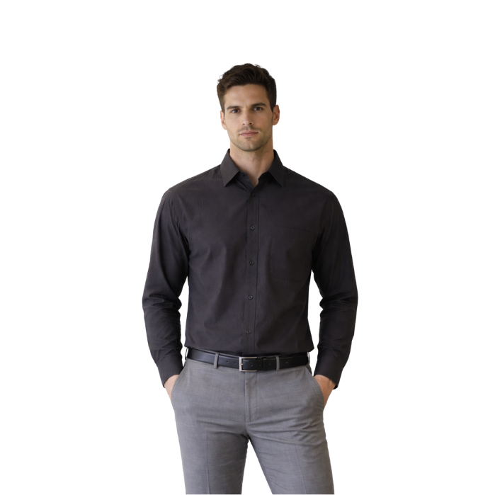 714703166036MANCHE 19-1629 ERKEK GÖMLEK  ANTRASİT