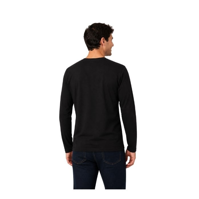 714737058001MANCHE 21-5003 ERKEK T-SHIRT  SİYAH