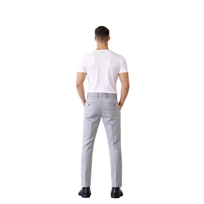 714783009008MANCHE 61-1580 ERKEK PANTOLON  GRİ