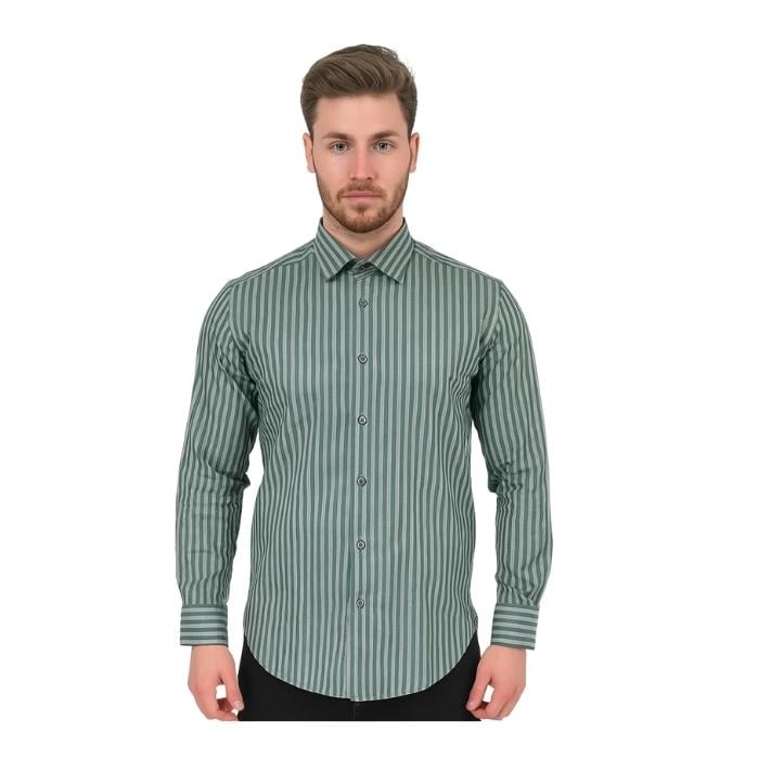 750703488005GİANTPORT C1187.Ş ERKEK GÖMLEK  YEŞİL