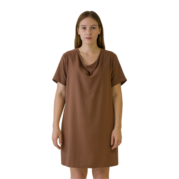 920934024007SUN-MORE 868 KADIN ELBİSE  KAHVE