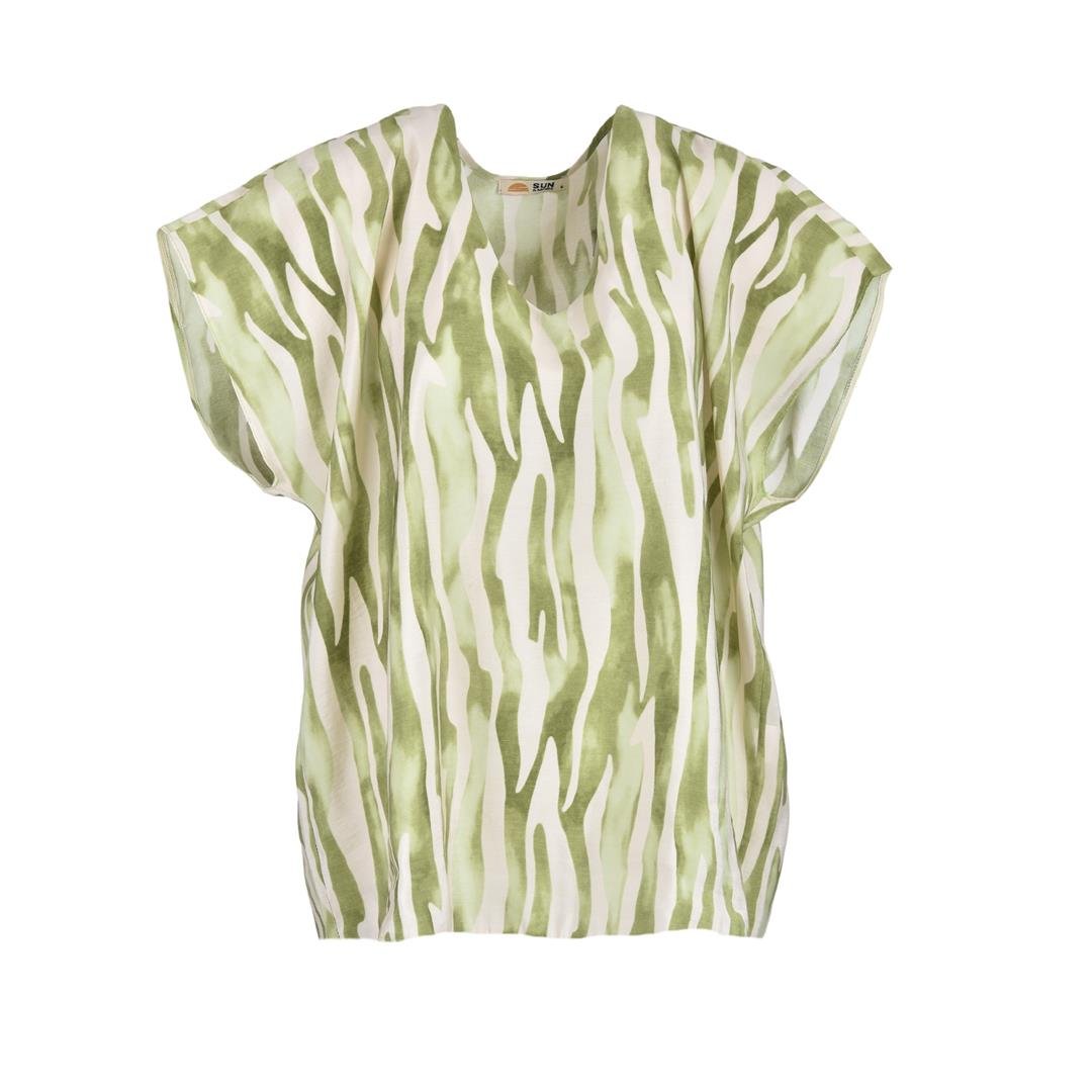 920950083005SUN-MORE 331 KADIN BLUZ  YEŞİL