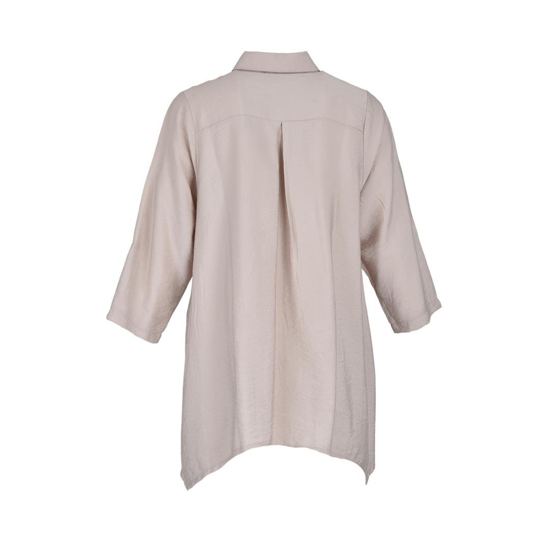 941903001015DESEN 23493 KADIN GÖMLEK  VİZON