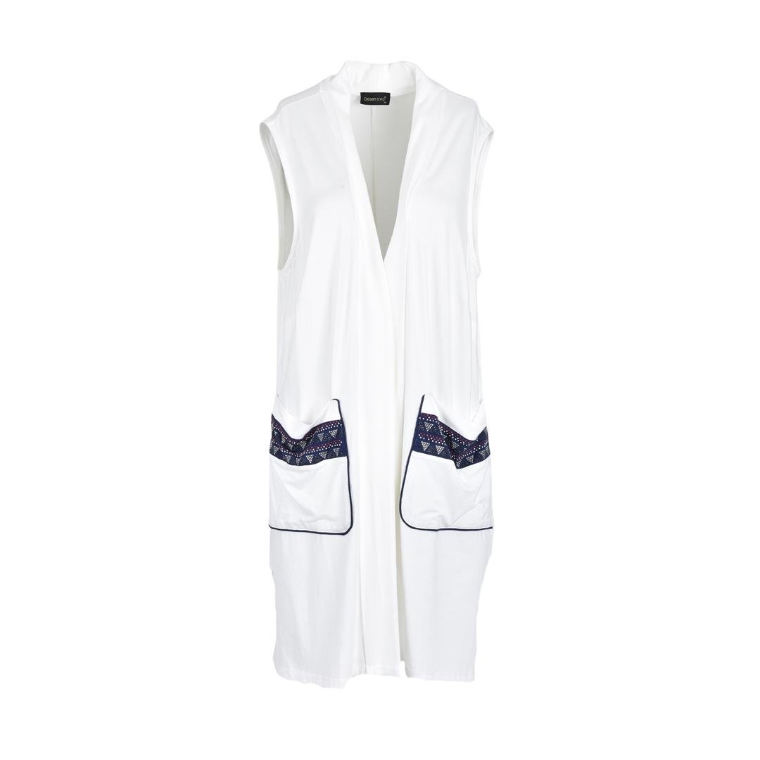 941914009024DESEN 22700 KADIN YELEK  EKRU