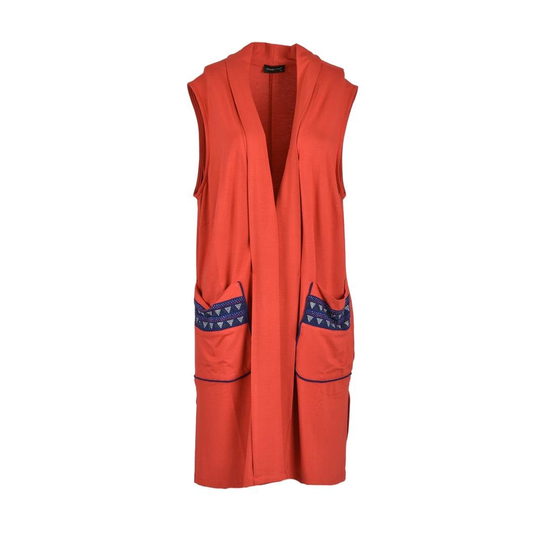 941914009040DESEN 22700 KADIN YELEK  MERCAN