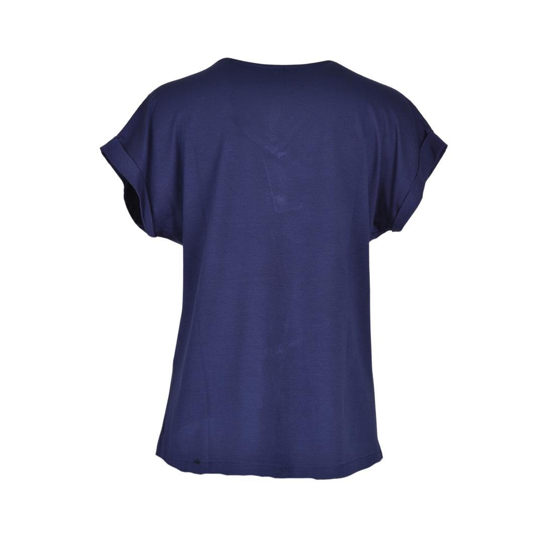 941950004006DESEN 22706 KADIN BLUZ  LACİVERT