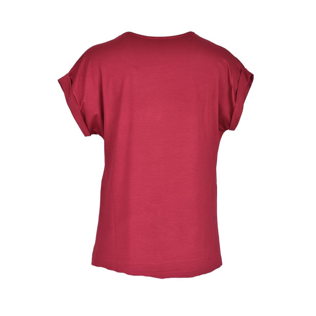 941950005019DESEN 22707 KADIN BLUZ  BORDO