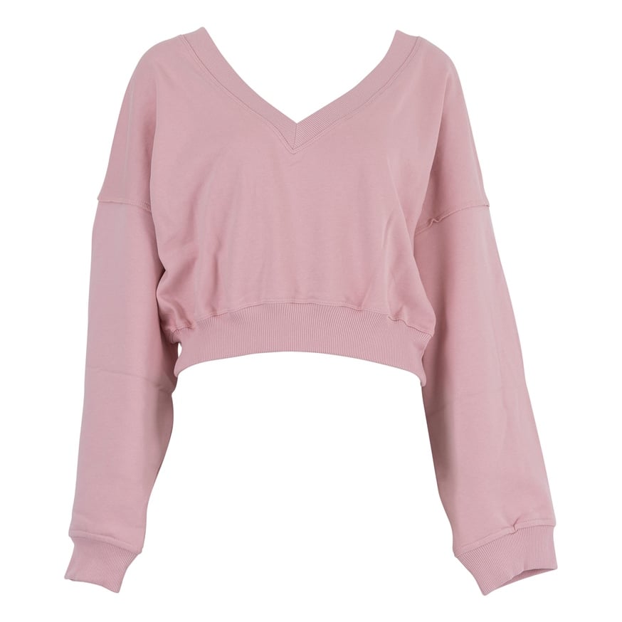 DILVIN P3682 KADIN SWEATSHIRT  PEMBE