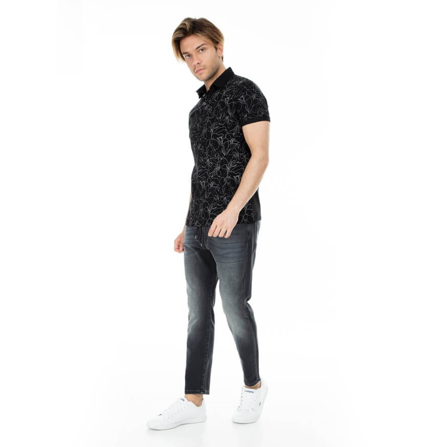 FIVE POCKET 7170-U615-HARLEM ERKEK KOT PANTOLON  SIYAH