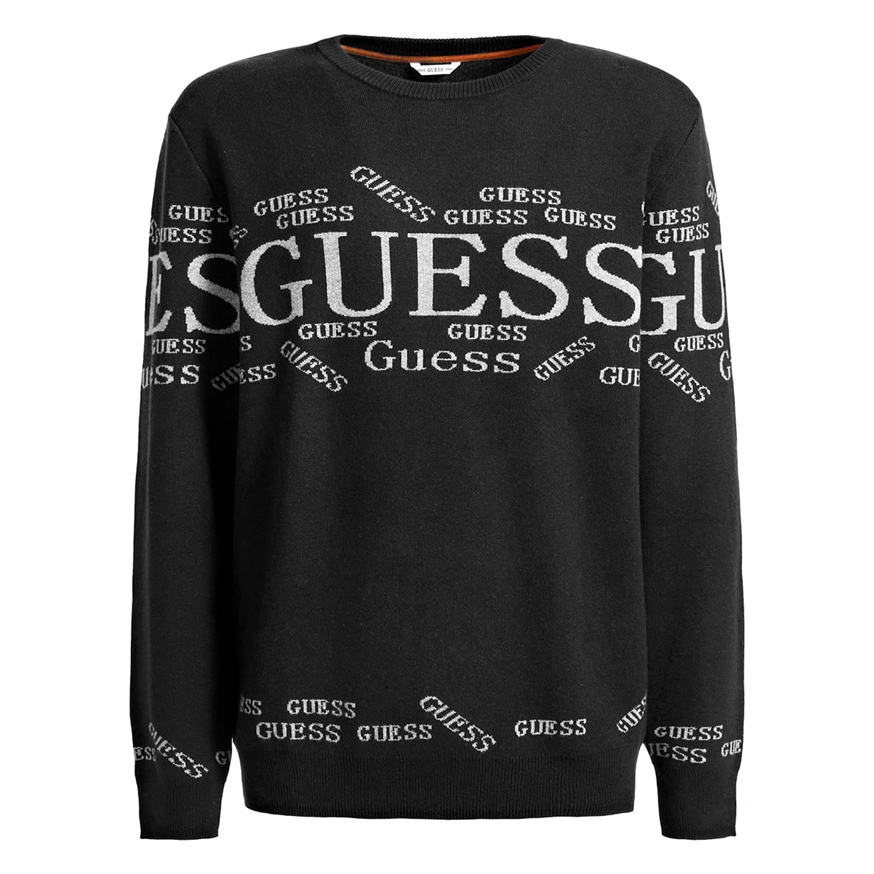 GUESS M0BR58Z2PN0 ERKEK TRİKO  SIYAH
