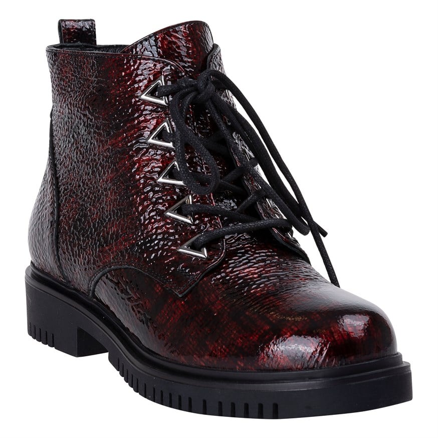 ILOZ 106574 KADIN BOT  BORDO