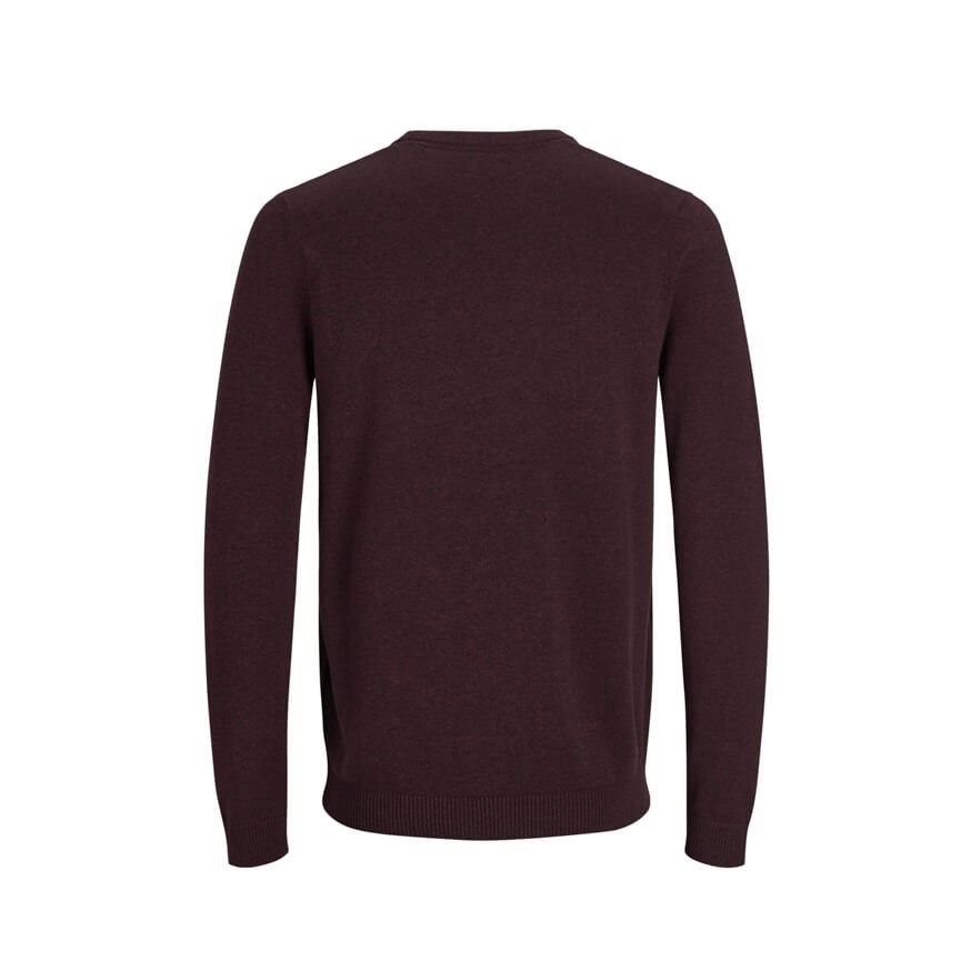 JACK AND JONES 12137190 ERKEK CASUAL TRİKO  BORDO