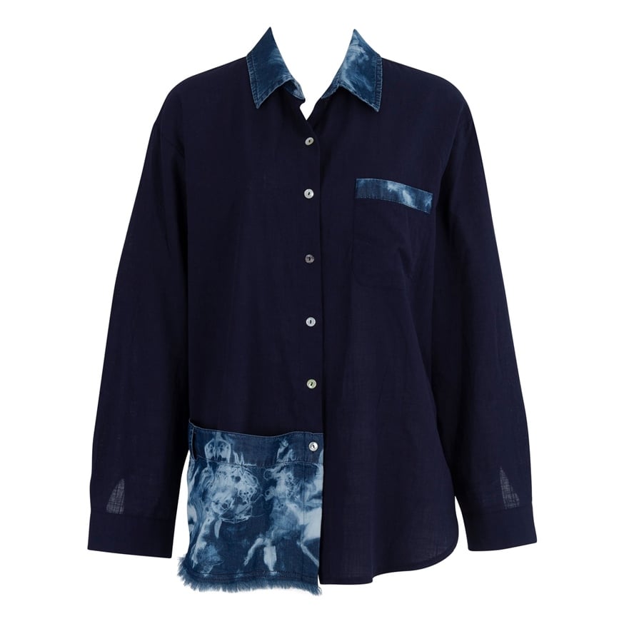 LEMA 73280 BUYUK BEDEN BLUZ  LACIVERT