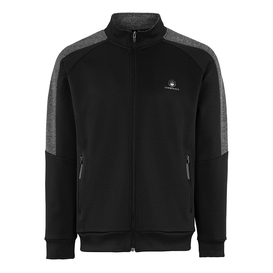 LUMBERJACK ACE-COMBINE-TRACK-TOP-HIRKA ERKEK EŞOFMAN ÜSTÜ  SIYAH