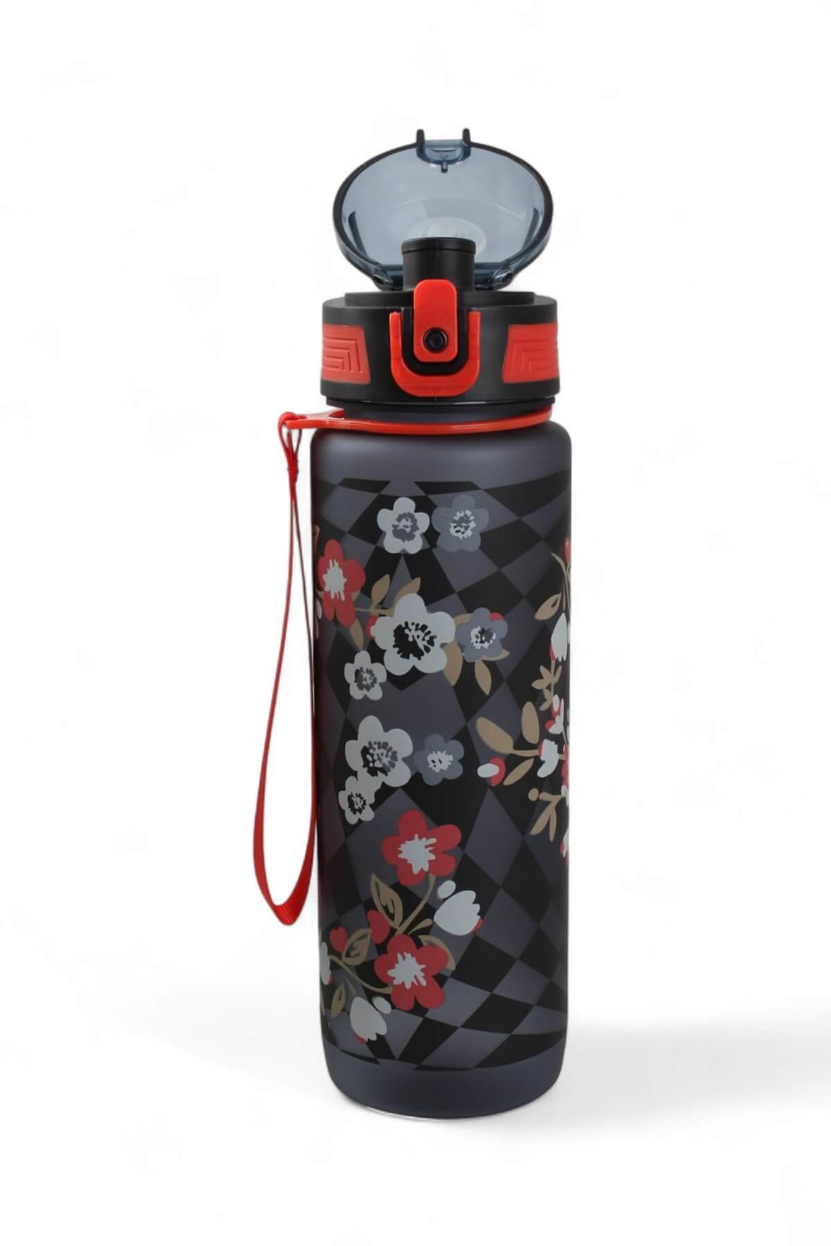 850mL Nerox Desenli Plastik Matara
