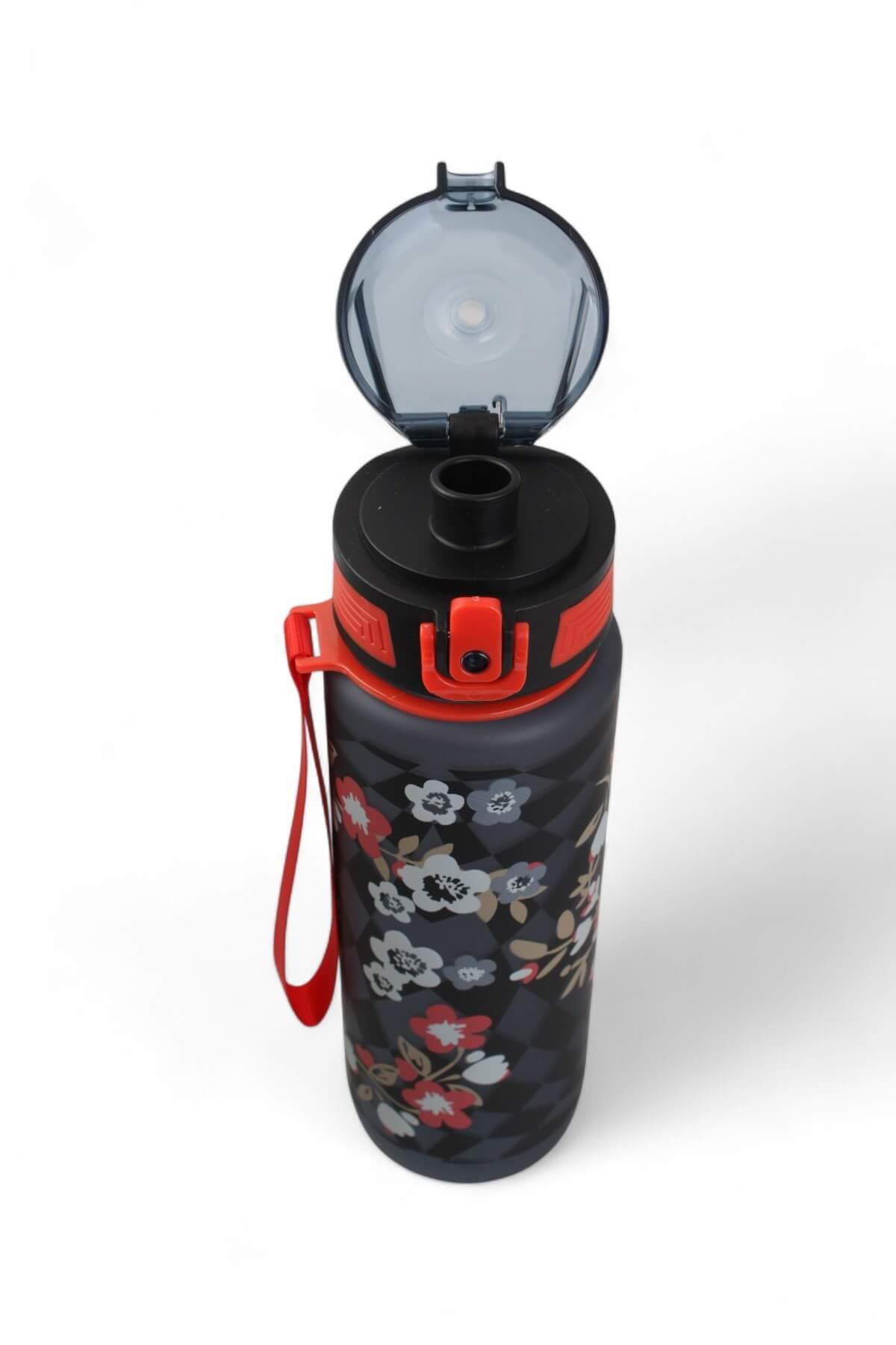 850mL Nerox Desenli Plastik Matara