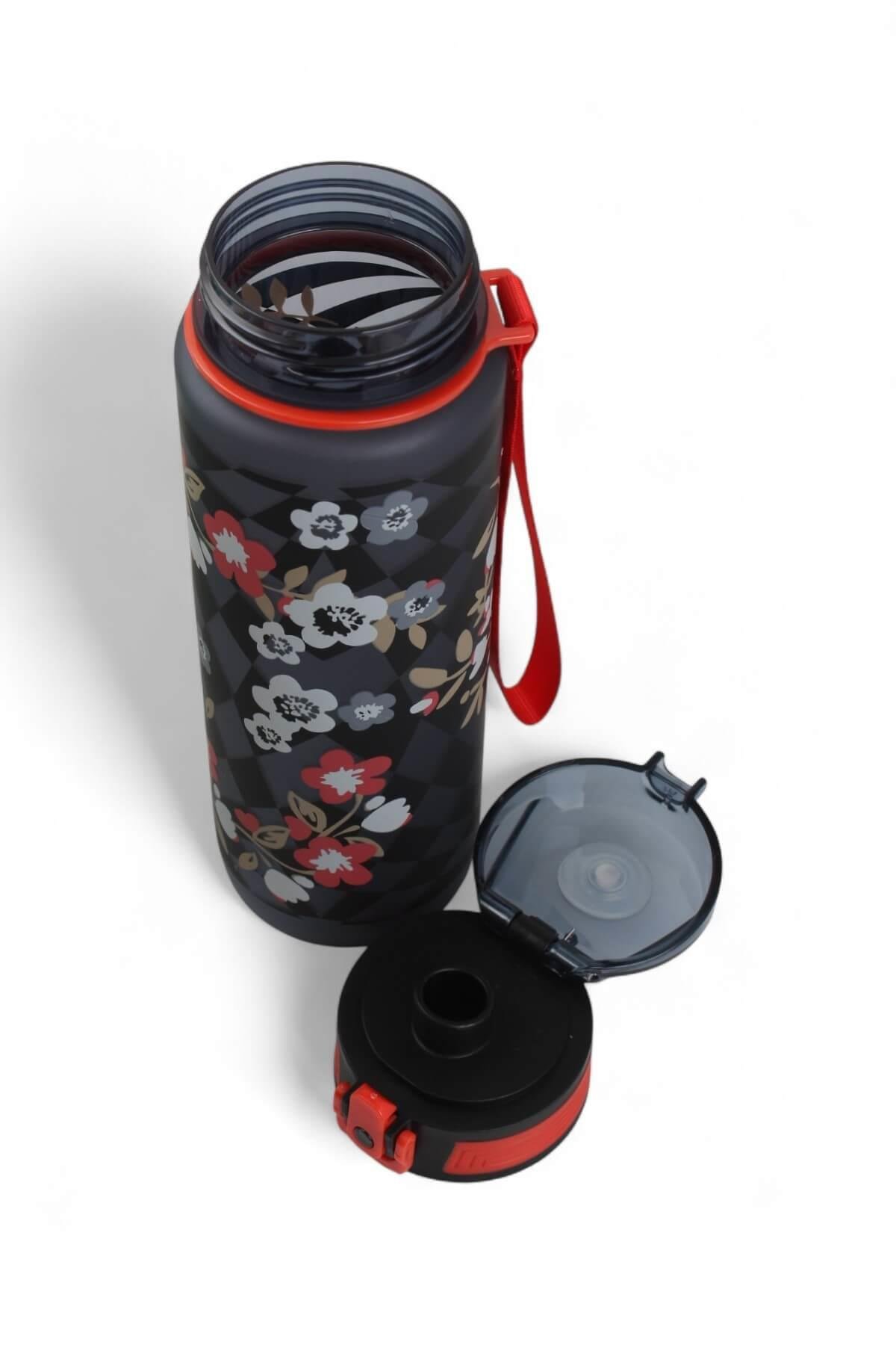 850mL Nerox Desenli Plastik Matara