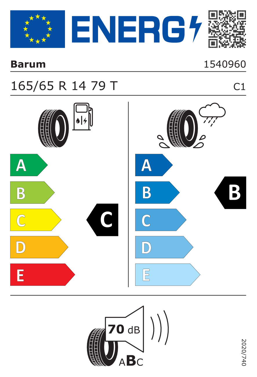 Barum 165/65R14 79T Bravuris 5HM Yaz Lastiği (2025)Barum15409600000-25Oto Lastik-LastikTR.com