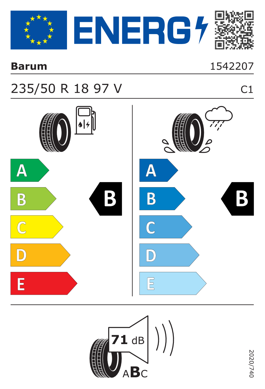 Barum 235/50R18 97V FR Bravuris 6 Yaz Lastiği (2025)Barum15422070000-25Oto Lastik-LastikTR.com